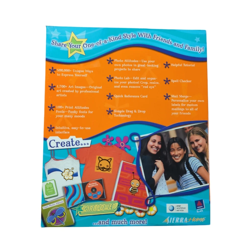 2002 Print Attitudes Kids CD-Rom Brand New.